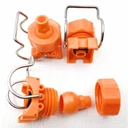 Adjustable Ball Type Small Hole Rotating Flat Fan Full Cone Nozzle