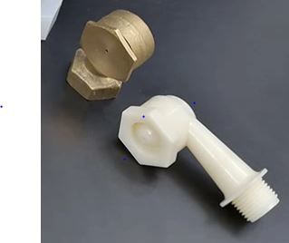 1/2 Plastic ABS Perpendicular Spray Hollow Cone Water Spray Nozzle