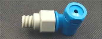 Hollow cone cleaning nozzle
