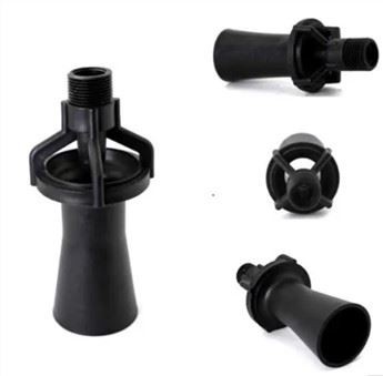 Plastic mixed liquid venturi nozzle